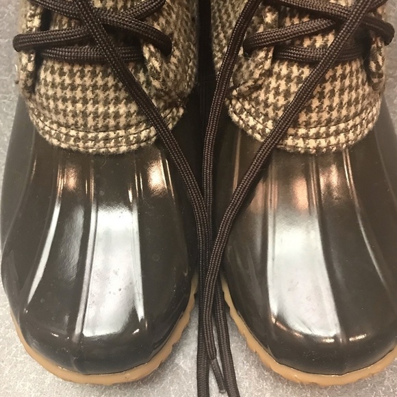 Bass Duck boots with flannel houndstooth - Picture 7 of 8